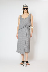 WRAP LINEN SKIRT